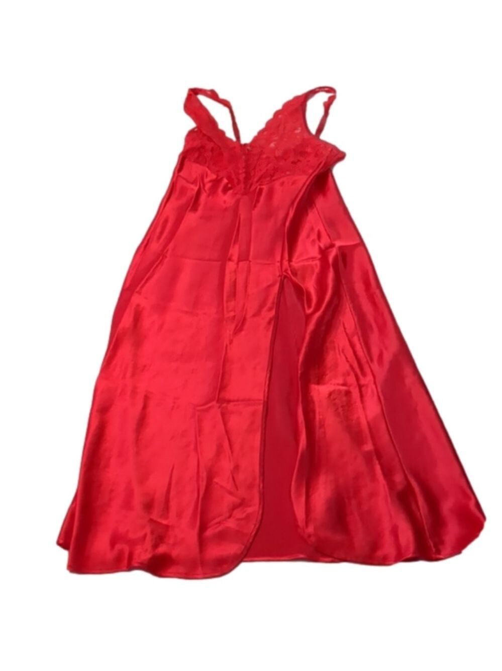 Victoria's secret vintage red lingerie dress with a slit size large
